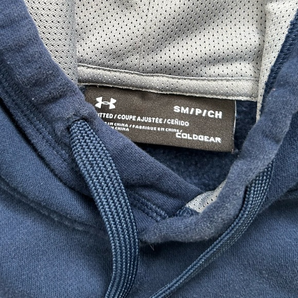 Navy Under Armor Sweatshirt Adult Small - Picture 2 of 2
